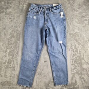 Old Navy Jeans‎ 12 Blue Denim High Rise OG Straight Secret Smooth Pocket 90s NEW